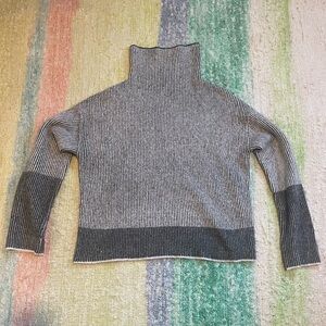 Calvin Klein Jeans Gray Turtleneck Sweater